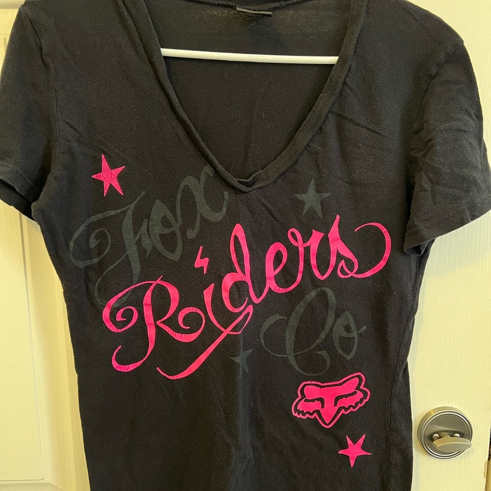 Fox Riders Vintage V-Neck shirt
